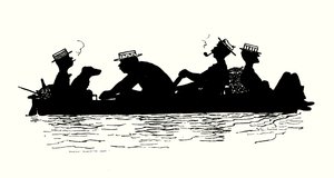 Illustration für We Three and Troddles von Alexander Carruthers Gould