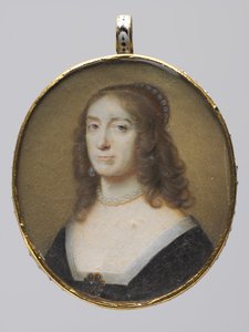 Porträt von Elizabeth Stuart, Kurfürstin von der Pfalz und Königin von Böhmen, 1630er von Alexander Cooper