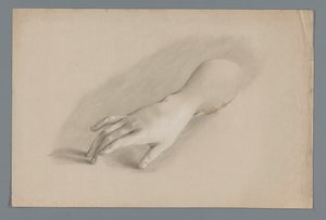 Gipsmodell einer Hand