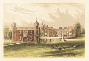 Charlecote, Warwick, England, 1880 (Gravur)
