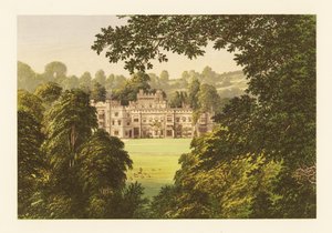 Hampton Court Castle, Herefordshire, England von Alexander Francis (after) Lydon