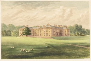 Holme Lacy House, Herefordshire, England. 1880 (Gravur) von Alexander Francis (after) Lydon
