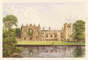 Newstead Abbey, Nottinghamshire, England. 1880 (Gravur) von Alexander Francis (after) Lydon