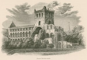 Jedburgh Abtei, von Südosten von Alexander Francis Lydon