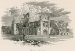 Kirkstall Abbey, von Nordwesten von Alexander Francis Lydon
