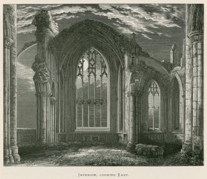 Melrose Abbey, Innenansicht, Blick nach Osten von Alexander Francis Lydon