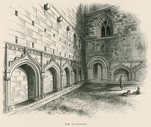 Melrose Abbey, Die Kreuzgänge von Alexander Francis Lydon