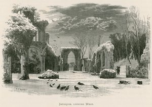 Netley Abbey, Innenraum, Blick nach Westen