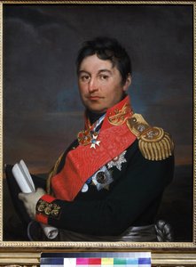 Porträt von General Alexander Dmitrijewitsch Balaschow von Alexander Grigoryevich Vanek