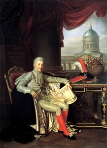 Hofrat Prinz Alexander Sergeevich Stroganov von Alexander Grigoryevich Varnek
