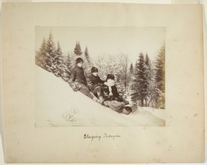 Schlittenfahren, ca. 1873 von Alexander Henderson