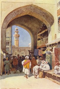 Ein Tor im Basar, Lahore von Alexander Henry Hallam Murray