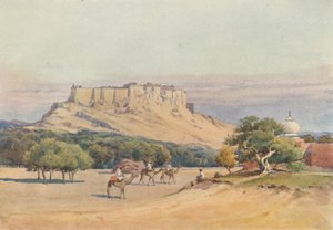 Jodhpur - Gesamtansicht der Festung, um 1880-1905 von Alexander Henry Hallam Murray