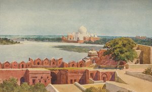Das Taj vom Fort, Agra, ca. 1880-1905