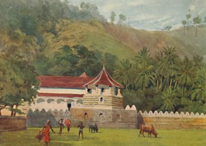 Der Tempel des Zahns, Kandy - Außenansicht von Alexander Henry Hallam Murray