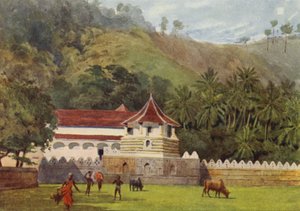 Der Zahntempel, Kandy, Außenansicht