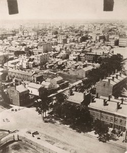 Blick nach Südwesten vom Kuppel des Gerichtsgebäudes in Chicago von Alexander Hesler