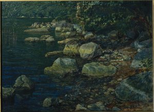 Wasser und Steine bei Palazzuola von Alexander Ivanov