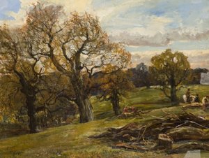 Cadzow Wald, ca. 1860 von Alexander Jnr. Fraser