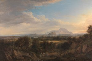 Ein Blick auf Edinburgh von Westen