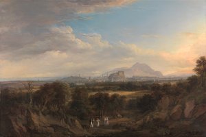 Ansicht von Edinburgh vom Westen, 1822 bis 1826