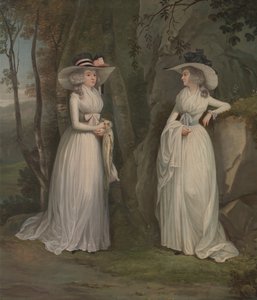 Eleanor und Margaret Ross, zwischen 1785 und 1790 von Alexander Nasmyth