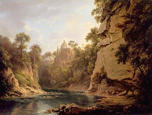 Hawthornden Castle, nahe Edinburgh, ca. 1820-22