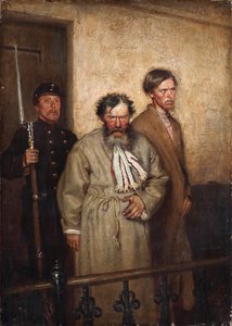 In einem Gerichtssaal, 1877 von Alexander Nikanorovich Novoskoltsev