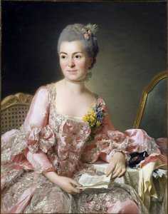 Porträt von Marie Suzanne Giroust, Madame Roslin (1734-1772)