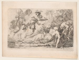 Perseus und die schlafende Medusa von Alexander Runciman