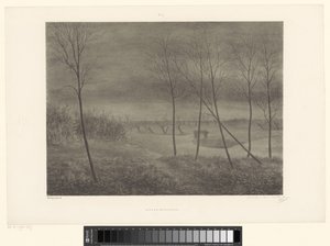 Landschaft bei Nacht von Alexander Ver Huell (signed by artist)