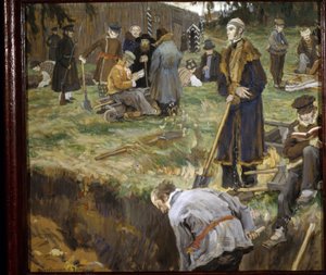 Die Dekabristen verbannt nach Chita in Sibirien nach dem Putschversuch am 14. Dezember 1825 von Alexander Viktorovich Moravov
