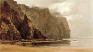 Die Minaum-Klippen, Achill Island, County Connaught, Irland von Alexander Williams