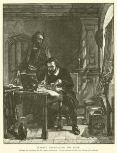 Tyndale übersetzt die Bibel von Alexander after Johnston