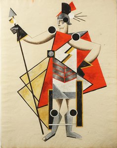 Kostümentwurf für das Stück Die unsichtbare Dame, 1924