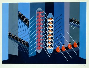 Experimenteller Bühnenbildentwurf, Illustration aus 