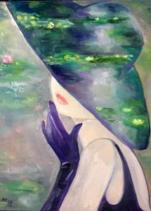 Elegante Lilienreflexion von Alexandra Higgins