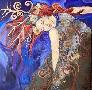 Gelassener Blumenschlaf von Alexandra Higgins