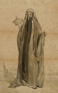 Verschleierte Frau von Alexandre Bida