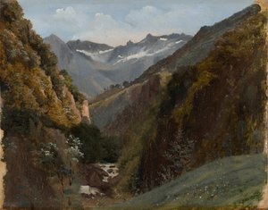 Hochgebirgstal in den Berner Alpen
