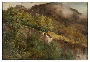 Gebirgslandschaft im Wallis von Alexandre Calame