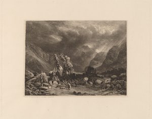 Sturm in den Bergen