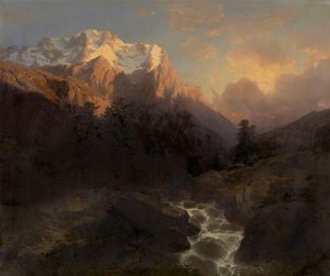 Das Wetterhorn von Alexandre Calame