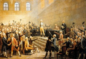 Versammlung der Notablen des Dauphiné, Frankreich, am 21. Juli von Alexandre Debelle