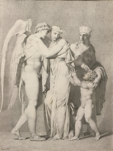 Amor und Psyche von Alexandre Evariste Fragonard