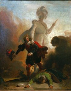 Don Juan und die Statue des Kommandanten, ca. 1835