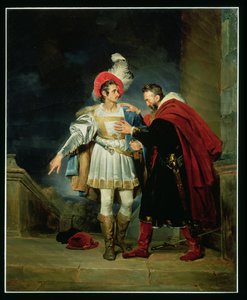 Rodrigo de Vivar, El Cid (ca. 1043-99) und sein Vater, Don Diego, ca. 1827 von Alexandre Evariste Fragonard