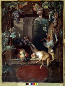 Stillleben am Spalier von Alexandre Francois Desportes