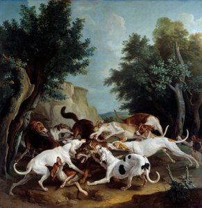 Wolfsjagd von Alexandre Francois Desportes
