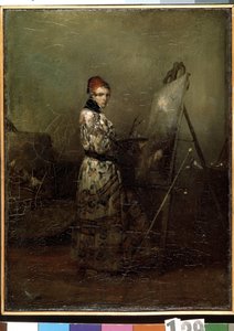 Selbstporträt von Alexandre Gabriel Decamps